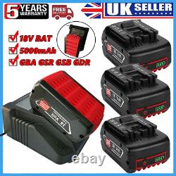 18V 5Ah Professional Bosch battery GBA GSR GSB GDR 18V-LI BAT609 BAT619G Charger
