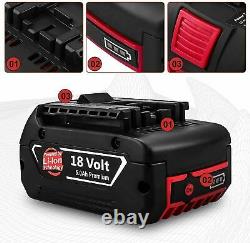18V 5Ah Professional Bosch battery GBA GSR GSB GDR 18V-LI BAT609 BAT619G Charger