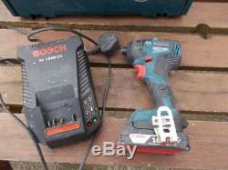 18V Li-ION BOSCH PRO IMPACT DRIVER GDR18V-200C WITH 1 x 3.0Ah BATTERY & CHARGER