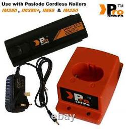 1 x Pro Series Battery / Charger Set for Paslode IM350/IM65A/IM250