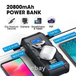 2021NEW TOPDON Car Jump Starter Pack Booster Battery Charger Power Bank 20800mAH