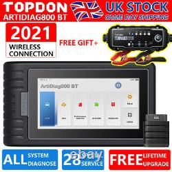 2021NEW! TOPDON Professional OBD2 BT Scanner Car Diagnostic Tool Battery Charger