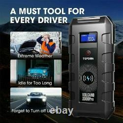 20800mAh USB Car Jump Starter Pack Booster Battery Charger Power Bank 2000A PRO