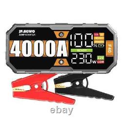 230W 12V Battery Jump Starter 4000A PD 65W Power Bank 30000mAh LED Light UK