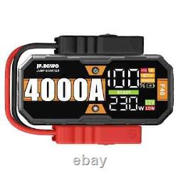 230W 12V Battery Jump Starter 4000A PD 65W Power Bank 30000mAh LED Light UK