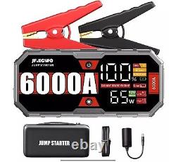 230W 12V Battery Jump Starter 6000A PD 65W Power Bank 30000mAh LED Light UK