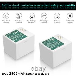 2× A-1 A-1B Battery & Charger For NETGEAR Arlo PRO PRO 2 VMA4400 Security Camera