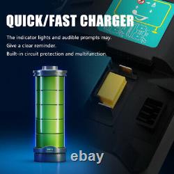 2 pcs Professional Portable Power Tool Battery Charger Li-ion Battery Charger