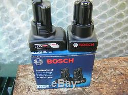 2 x Bosch Professional 12V 6.0Ah Lithium-ion Batteries not 4,0ah bigger 6ah