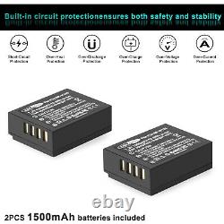 2x NP-W126 NP-W126S Battery + Dual Charger For Fujifilm X-A1 X-A2 X-A3 X-A5 Pro2