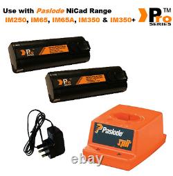 2x replacement batteries 1.5ah for paslode / mains charger / original base
