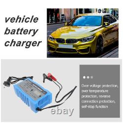 3pcs 12V 24V 10A Car Battery Charger Intelligent Battery Charger Professional
