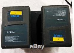Anton Bauer GOLD Pro-X Battery System, Twin Charger a & 2 Batteries Excellent