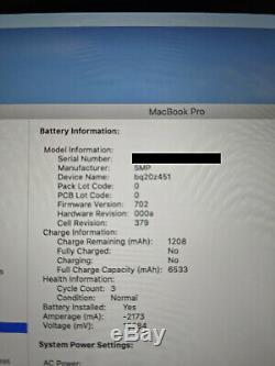 Apple MacBook Pro 13, late2013, 2.6GHz/16GB/512GB, new battery, 2 chargers, bundle