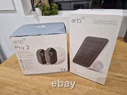 Arlo Pro 3 2k Wireless Camera with Solar panel chargers