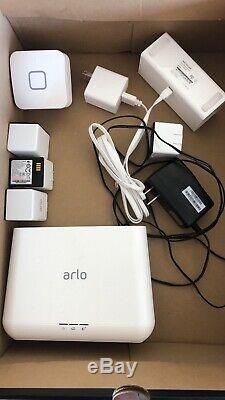 Arlo Pro camera system 3 Cameras, Doorbell Security Smart Lights Battery Charger