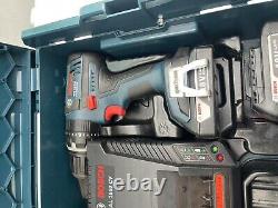 BOSCH Professional Cordless GSB 18 V-Li 18v Drill, + 2no. Battery & charger / BOX