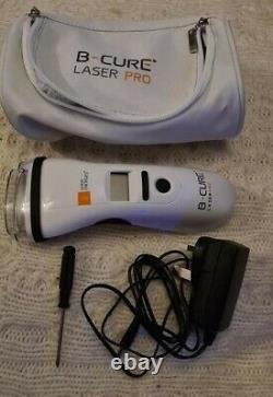 B-Cure Laser Pro with Instructions and Charger comes with storage bag