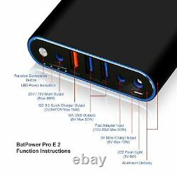 BatPower 210Wh 56000mAh Apple Macbook Pro 13 15 External Battery Travel Charger
