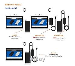 BatPower Portable Charger External Battery Power Bank fr Surface Laptop Book Pro