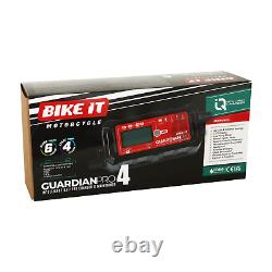 Bike It Guardian Pro 4 Intelligent Battery Charger and Maintainer 6/12/14.4V 6A