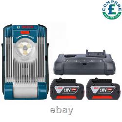 Bosch 0601443400 14.4V-18V Professional Worklight + 2 x 4Ah Batteries & Charger