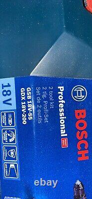 Bosch 18v drill set combi drill and impact pro core battery with charger