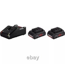 Bosch 2 x 4Ah Battery + Charger Professional GAL 18V-40 18V Battery Starter Set