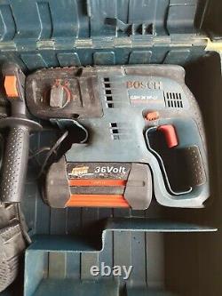 Bosch GBH 36VF professional Hammer Drill, 2 x batteries charger case