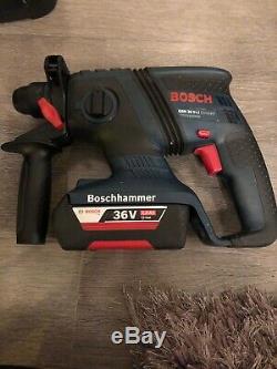 Bosch GBH 36 V-LI Compact Professional Hammer Drill, Charger, 2x Batteries