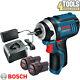Bosch GDR 12V-105 12V Professional Impact Driver + 2 x 2.0Ah Batteries & Charger