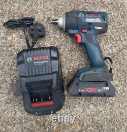 Bosch GDS 18 V-300 Brushless Impact Wrench & pro core 4,0ah battery & Charger
