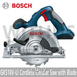 Bosch GKS 18V-LI Professional Cordless Circular Saw Blade Tool Kit with Blade