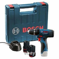 Bosch GSB 120-LI Professional 12V DIY Combi Drill, 2 x 1.5Ah Battery & Charger