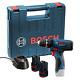 Bosch GSB 120 LI Professional 12V with 2 x 1.5 Ah Batteries with Charger and