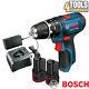 Bosch GSB 12V-15 12V Professional Combi Drill With 2 x 2.0Ah Batteries & Charger