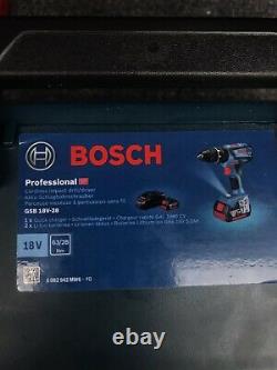 Bosch GSB 18V-28 Professional Combi Drill with 2x 5.0ah Not Makita Dewalt