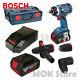 Bosch GSR18V-EC FC2 Professional Cordless FlexiClick Drill / 5.0Ah Battery x 2p