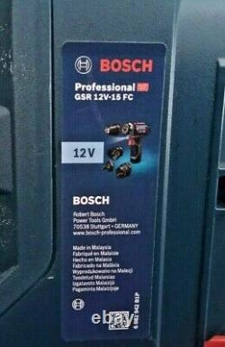 Bosch GSR 12V-15FC 12v 2x2.0ah Li-ion FlexiClick Drill Driver + L-Boxx