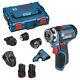 Bosch GSR 12V-15 FC Professional FLEXICLICK Drill Driver Set 2x 2.0ah Batteries