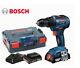 Bosch GSR 18V-55 Professional 2x3.0Ah Compact BL 13mm 55Nm Keyless Charger 220V