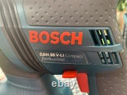 Bosch Gbh 36v-LI compact professional with 2x bosch LI-lon batteries + charger
