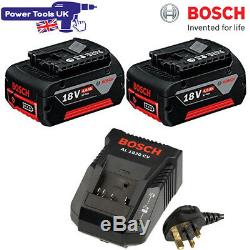 Bosch Li-ion Pro Battery & Charger Pack 2x GBA18V 4.0Ah + AL1820CV 1600Z00038