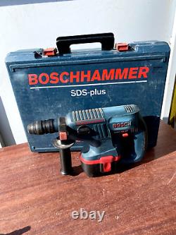 Bosch Professional 24v Cordless SDS Hammer Drill Case, Battery & Charger