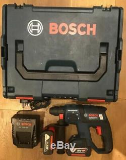 Bosch Professional GBH 18 V-EC SDS Drill Case Charger and 2 x Batteries PreOwned