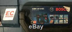 Bosch Professional GBH 18 V-EC SDS Drill Case Charger and 2 x Batteries PreOwned