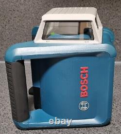 Bosch Professional GRL400 Rotary Laser Set LR1 Receiver Batteries &charger +Case