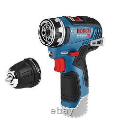 Bosch Professional GSR12V-15FC 12V Flexi-Click Drill Driver Kit 2x2Ah L-Boxx