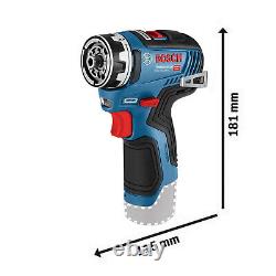 Bosch Professional GSR12V-15FC 12V Flexi-Click Drill Driver Kit 2x2Ah L-Boxx