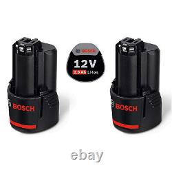 Bosch Professional GSR12V-15FC 12V Flexi-Click Drill Driver Kit 2x2Ah L-Boxx